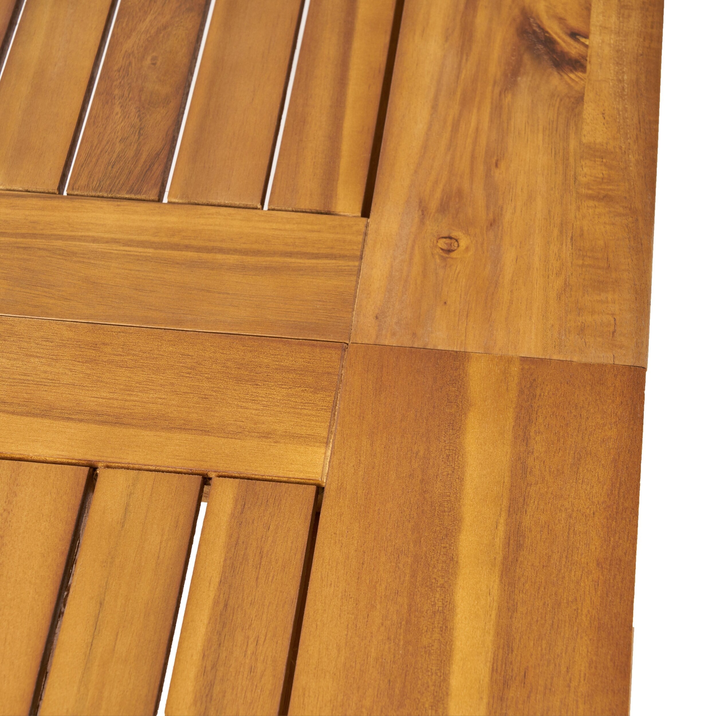 Ensemble de salle à manger d'extérieur 9 pièces en bois et osier Algoma par Christopher Knight Home