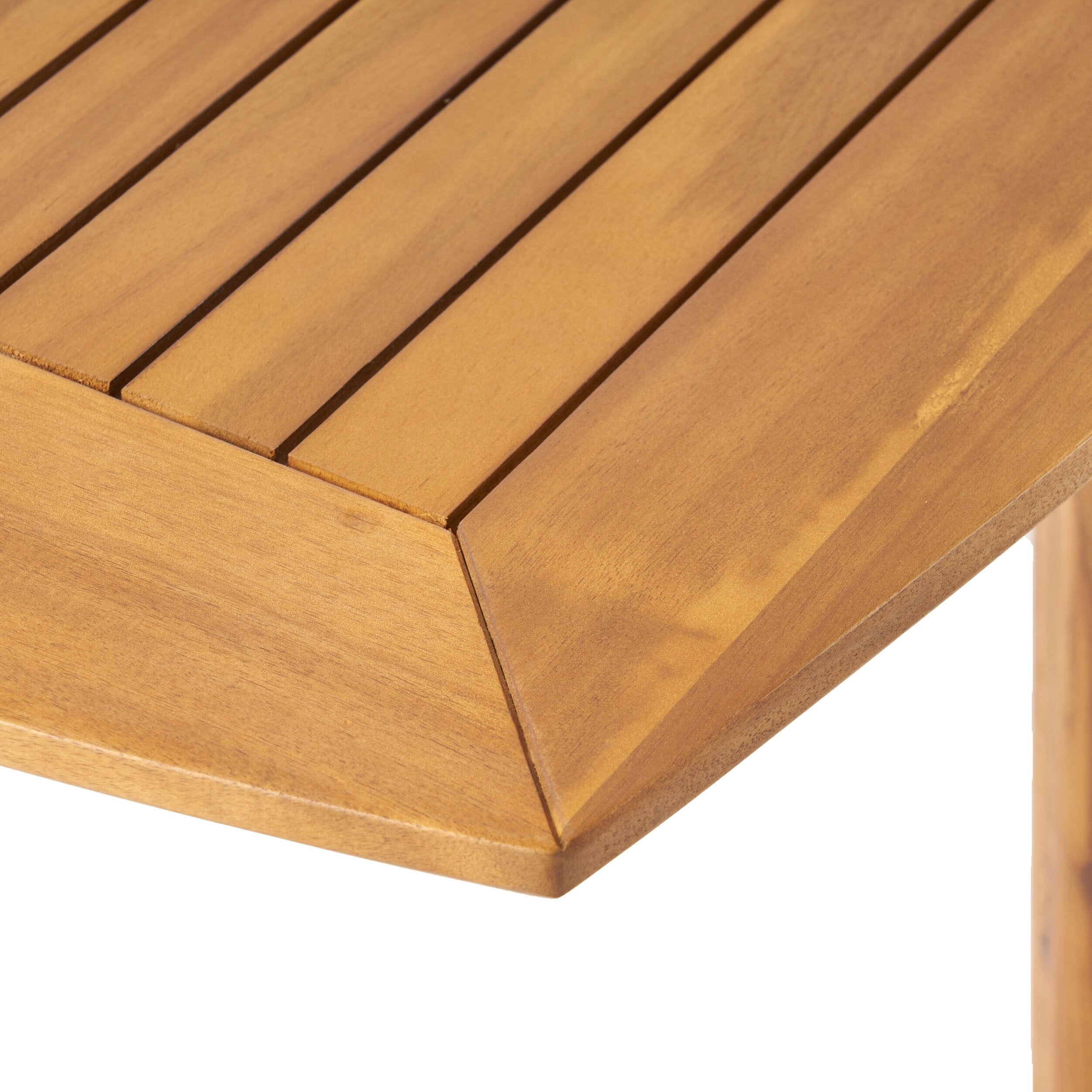 Ensemble de salle à manger d'extérieur 9 pièces en bois et osier Algoma par Christopher Knight Home