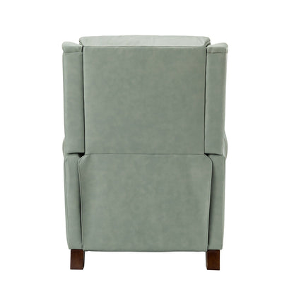 Fauteuil inclinable manuel large en cuir véritable Alicia 32,68