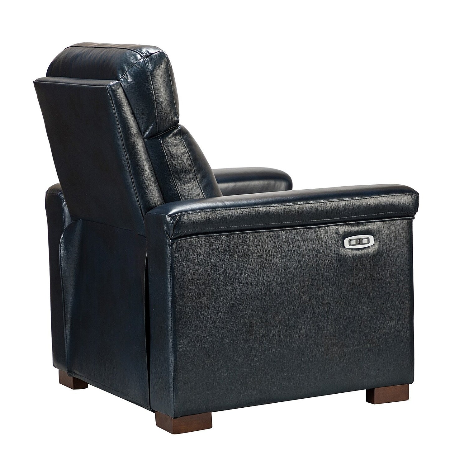 Fauteuil inclinable électrique classique contemporain Alicia 34,65 pouces de large en cuir véritable avec port USB