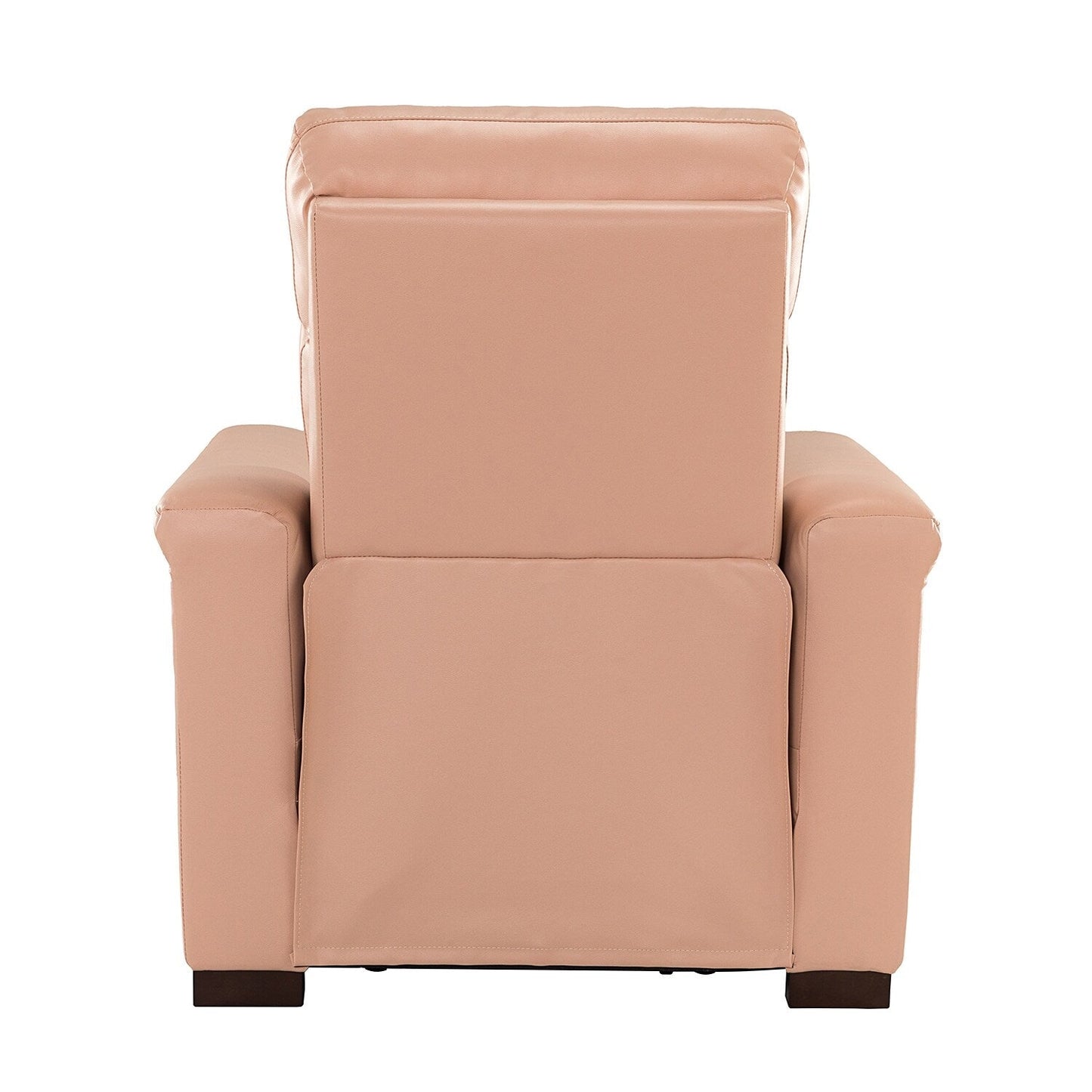 Fauteuil inclinable électrique classique contemporain Alicia 34,65 po en cuir véritable avec port USB (lot de 2)