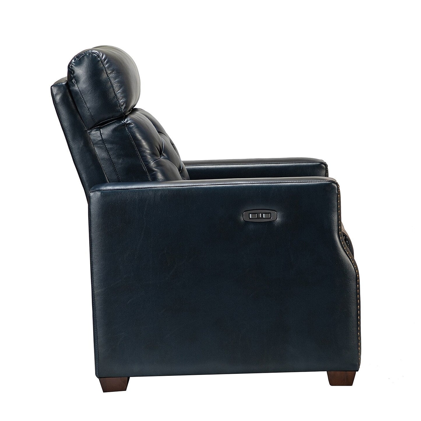 Fauteuil inclinable électrique Alina 31,50 pouces en cuir véritable avec port USB