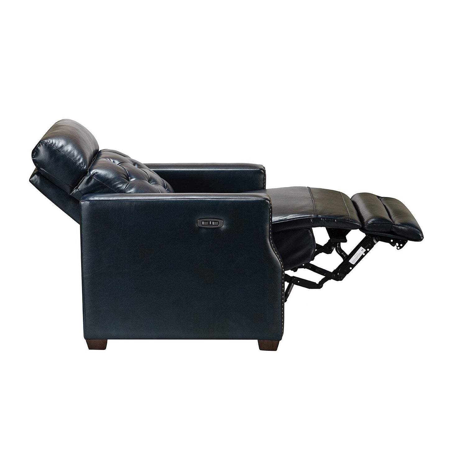 Fauteuil inclinable électrique Alina 31,50 pouces en cuir véritable avec port USB