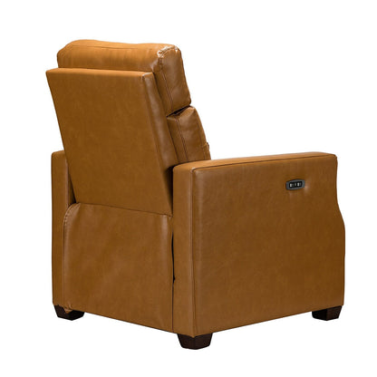 Fauteuil inclinable électrique Alina 31,50 pouces en cuir véritable avec port USB