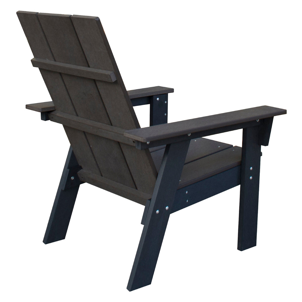 Ensemble de 3 chaises Adirondack Layton en polystyrène résistant aux intempéries