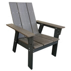 Ensemble de 3 chaises Adirondack Layton en polystyrène résistant aux intempéries