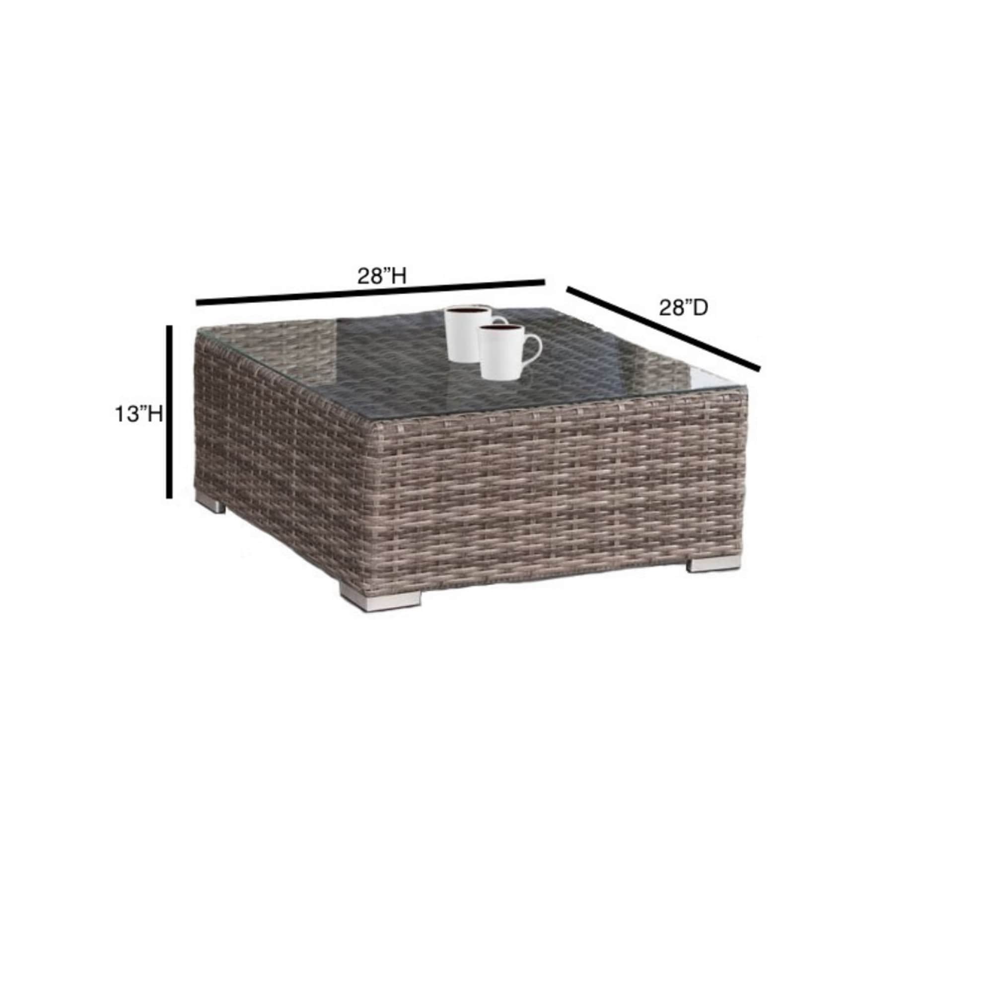 Ensemble de canapés d'extérieur LSI 10 pièces Sunbrella bleu marine avec coussins