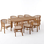 Ensemble de salle à manger en bois d'acacia Alondra par Christopher Knight Home