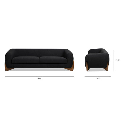 Canapé rembourré Alpine 90.5 Sherpa