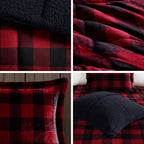 Parure de couette Woolrich Alton en duvet synthétique et sherpa