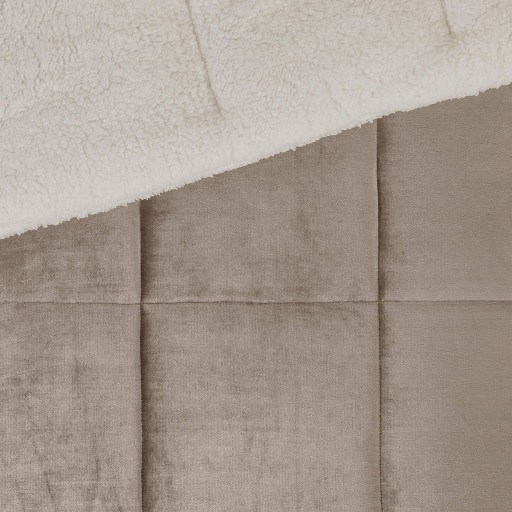 Parure de couette Woolrich Alton en duvet synthétique et sherpa