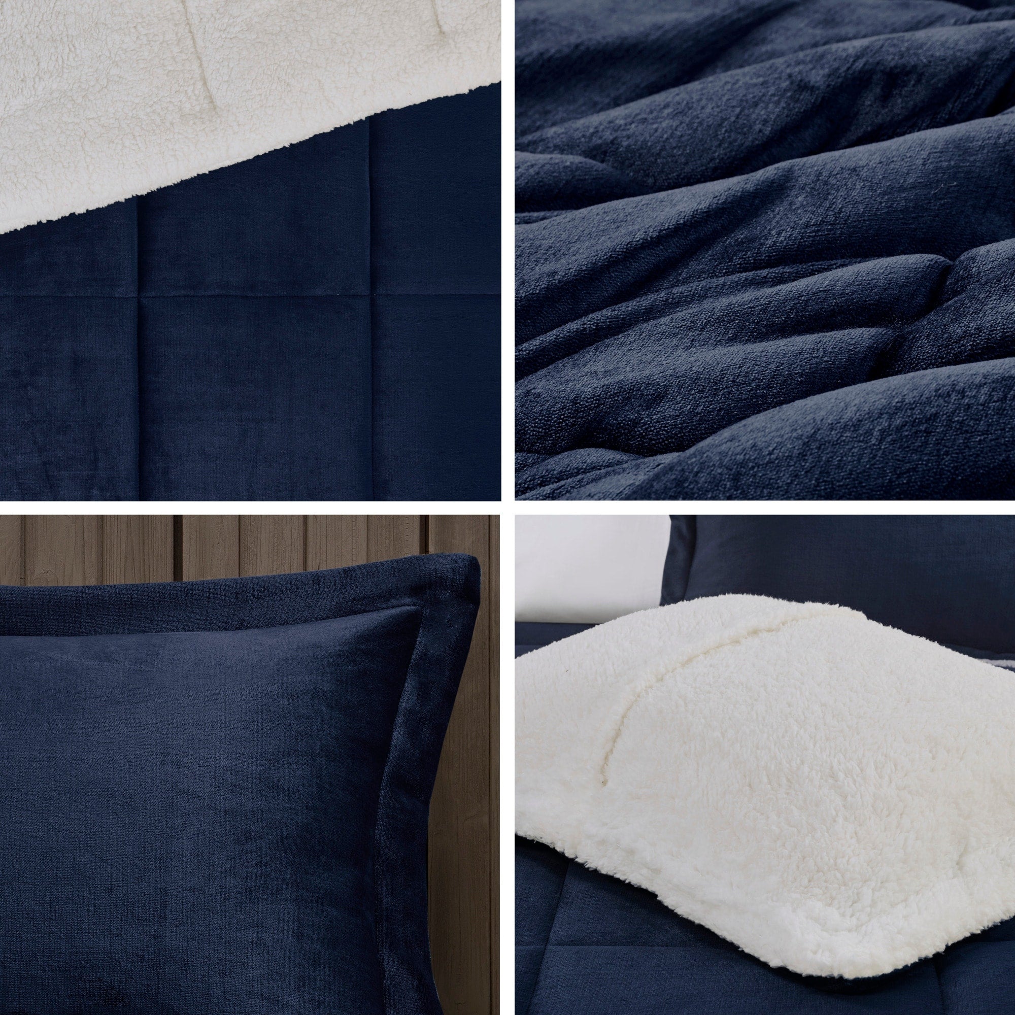 Parure de couette Woolrich Alton en duvet synthétique et sherpa
