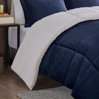 Parure de couette Woolrich Alton en duvet synthétique et sherpa
