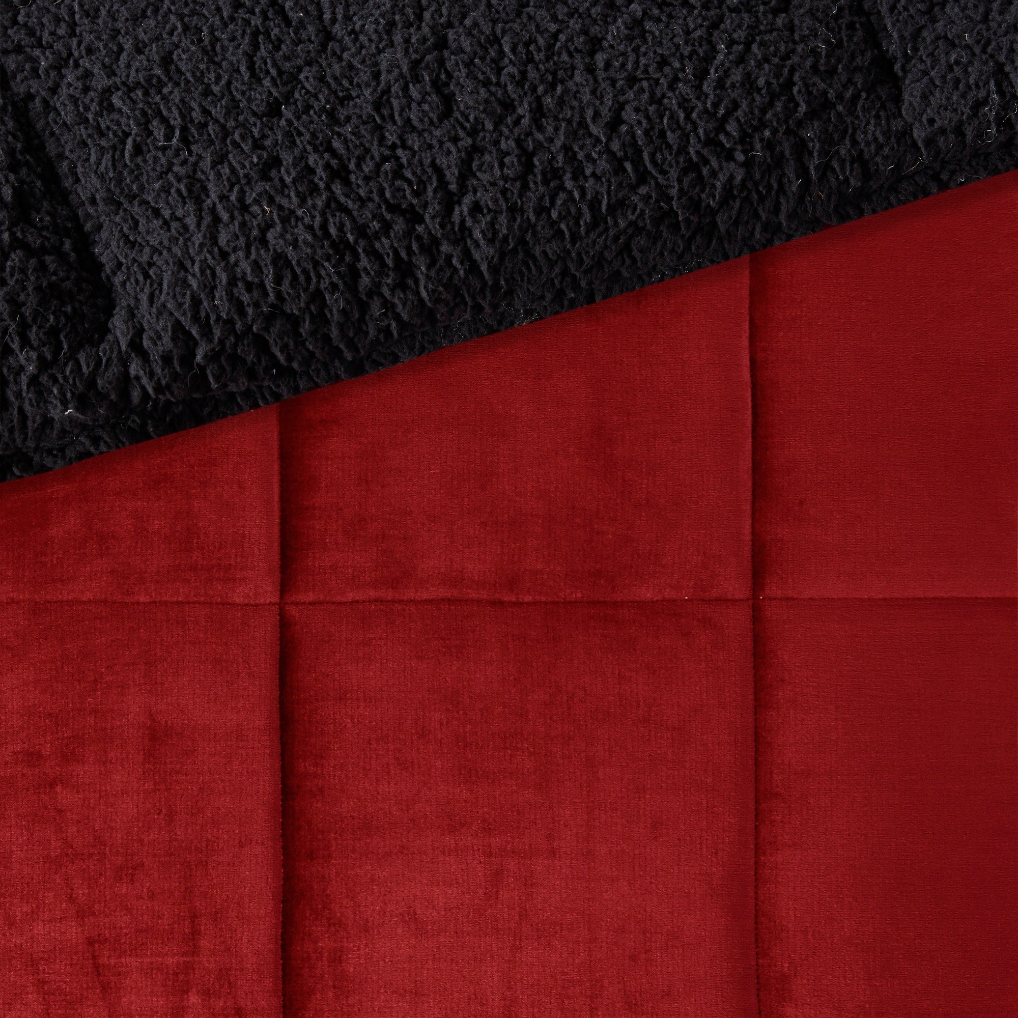 Parure de couette Woolrich Alton en duvet synthétique et sherpa