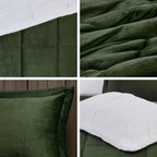 Parure de couette Woolrich Alton en duvet synthétique et sherpa