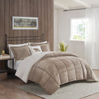 Parure de couette Woolrich Alton en duvet synthétique et sherpa