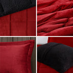 Parure de couette Woolrich Alton en duvet synthétique et sherpa