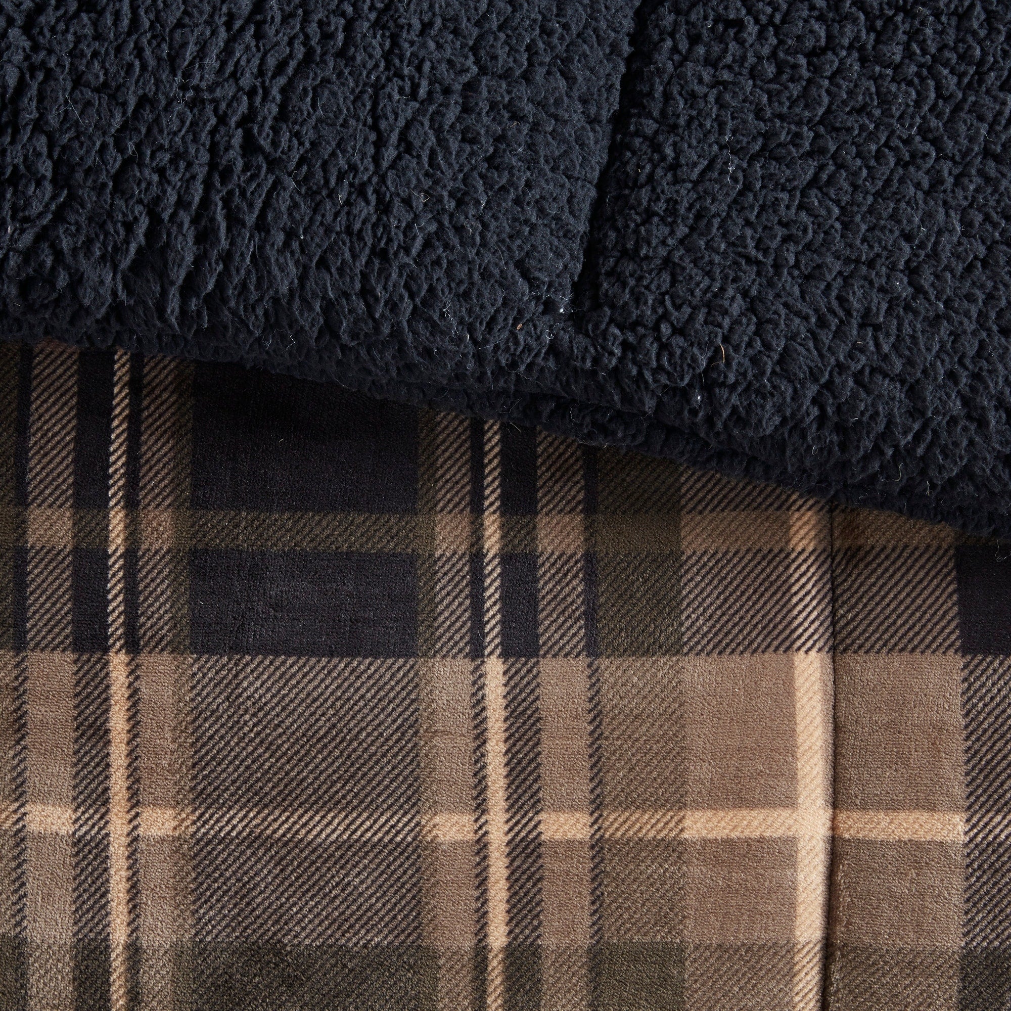 Parure de couette Woolrich Alton en duvet synthétique et sherpa