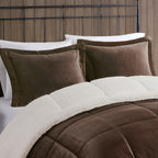 Parure de couette Woolrich Alton en duvet synthétique et sherpa