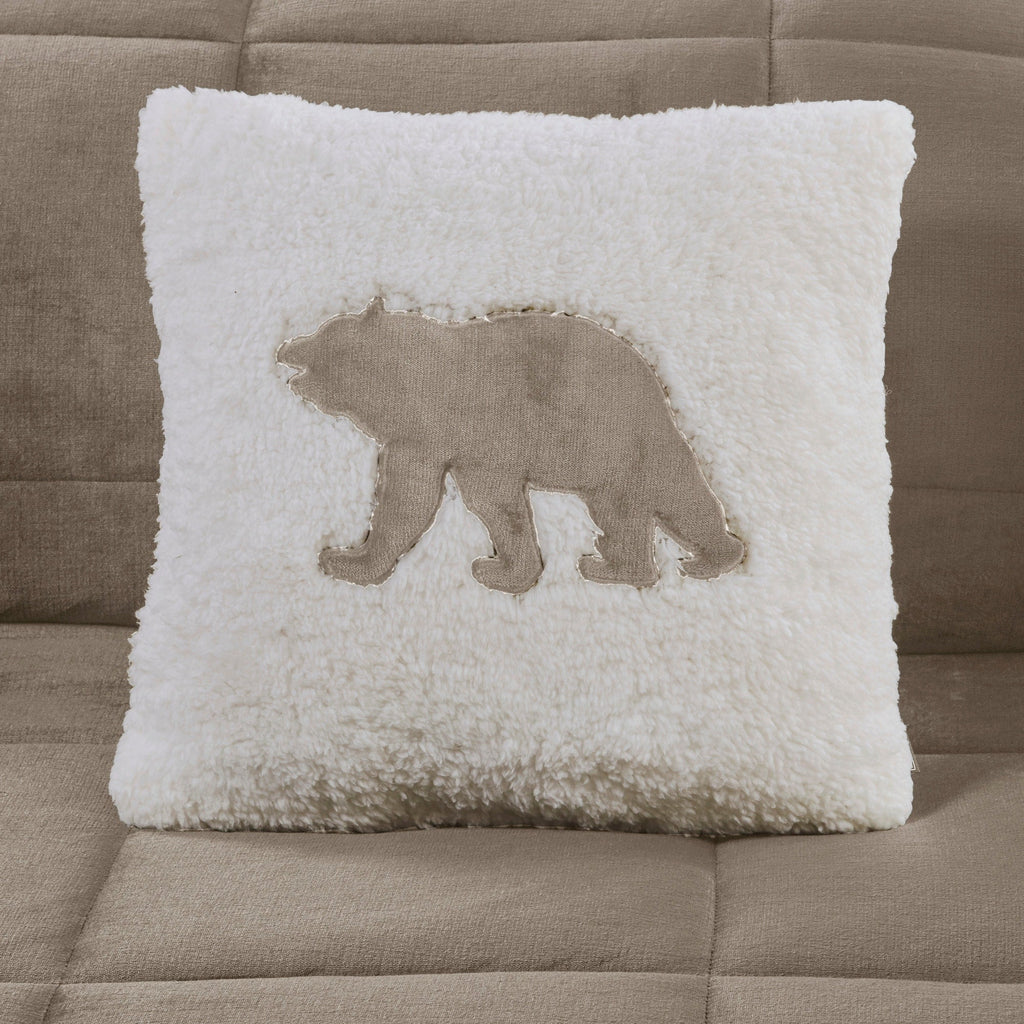 Parure de couette Woolrich Alton en duvet synthétique et sherpa
