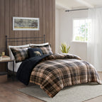 Parure de couette Woolrich Alton en duvet synthétique et sherpa