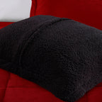 Parure de couette Woolrich Alton en duvet synthétique et sherpa