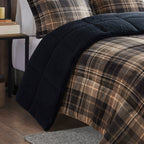 Parure de couette Woolrich Alton en duvet synthétique et sherpa