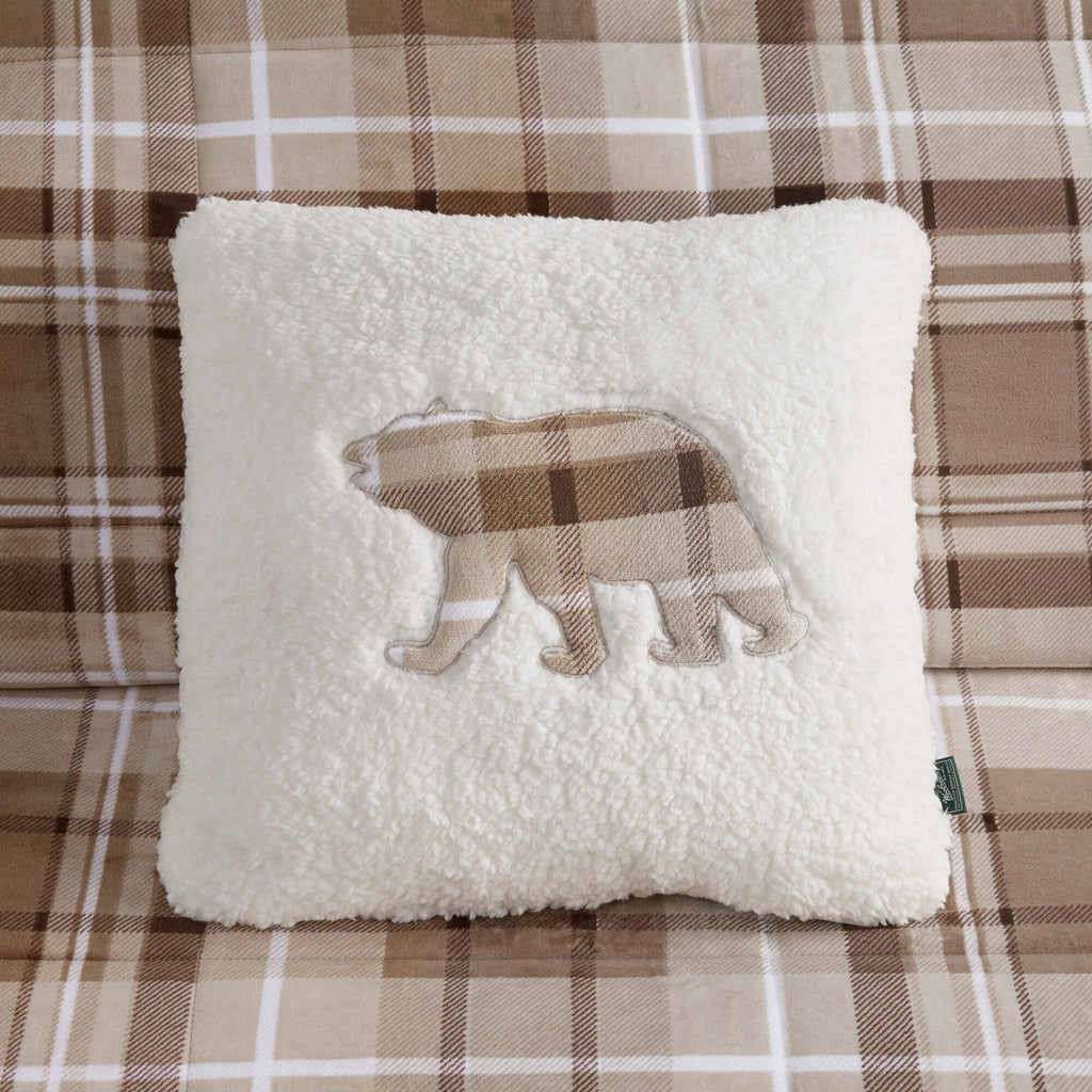 Parure de couette Woolrich Alton en duvet synthétique et sherpa