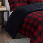 Parure de couette Woolrich Alton en duvet synthétique et sherpa