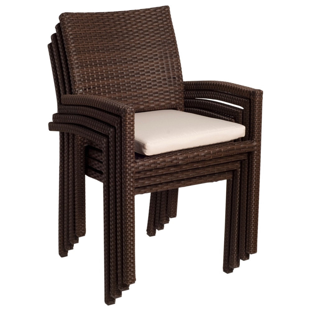 Ensemble de salle à manger extensible pour patio en bois FSC Amazonia Audrey, 11 pièces – 170 L x 100 l x 35 H