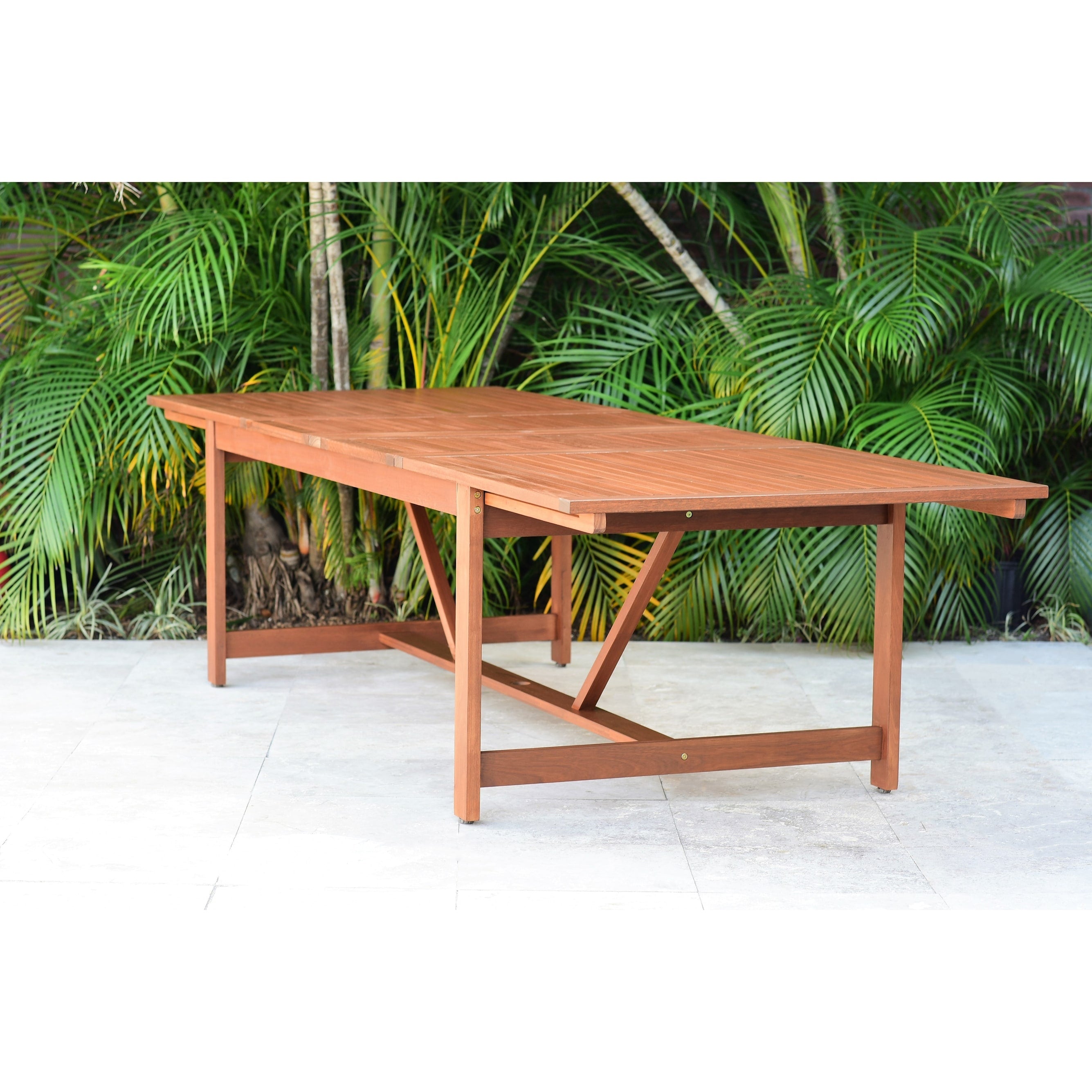 Ensemble de salle à manger rectangulaire extensible de 11 pièces Amazonia Bonita