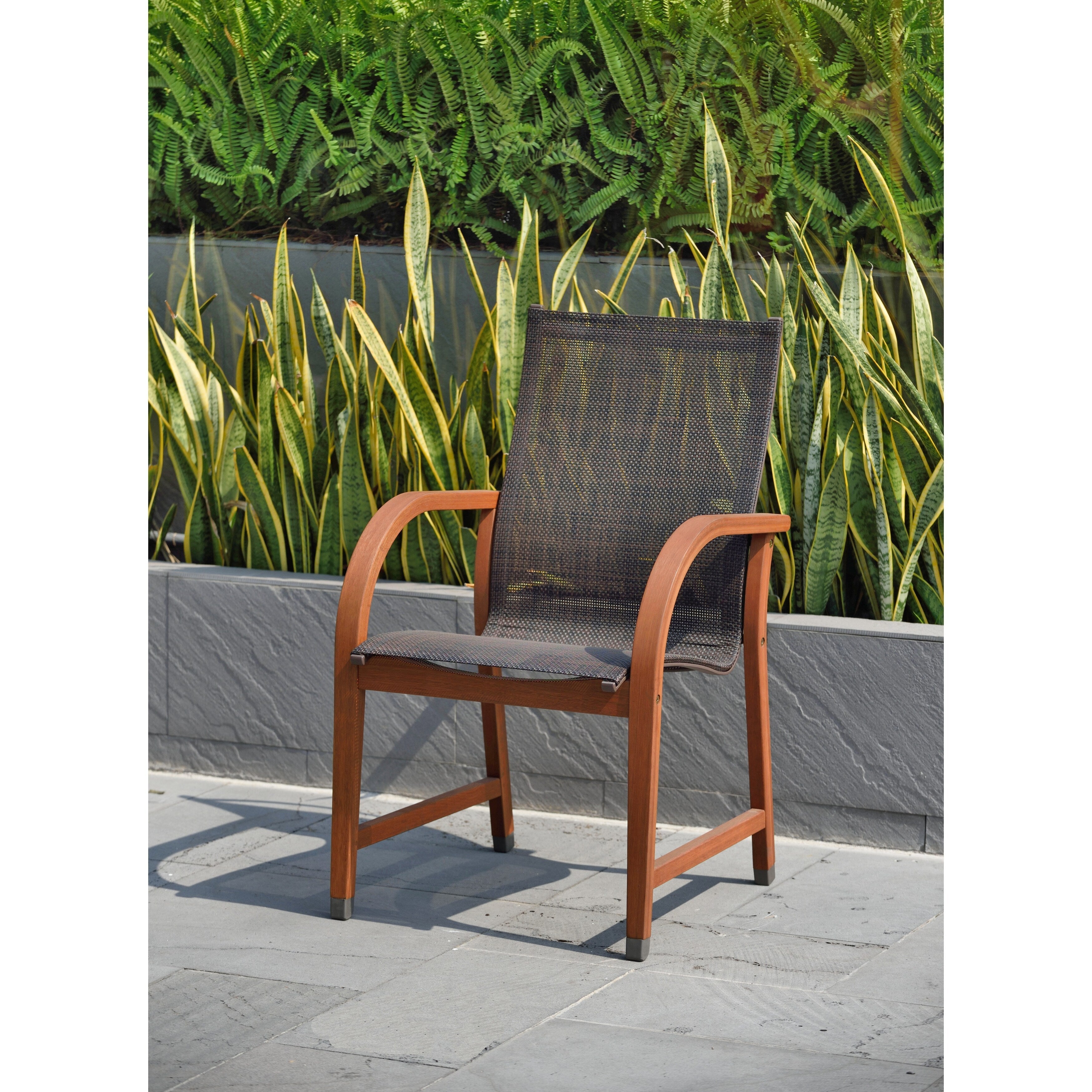 Ensemble de salle à manger d'extérieur Amazonia Cosmopolitan 9 pièces en bois FSC