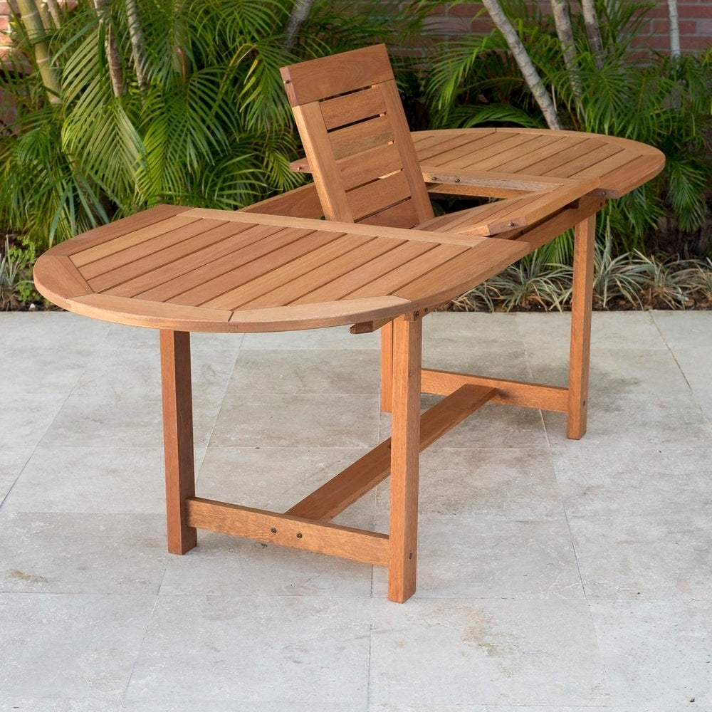 Ensemble de salle à manger extensible Amazonia 7 pièces