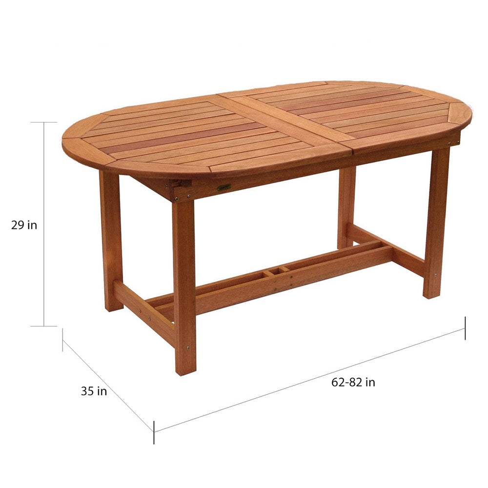 Ensemble de salle à manger extensible Amazonia 7 pièces