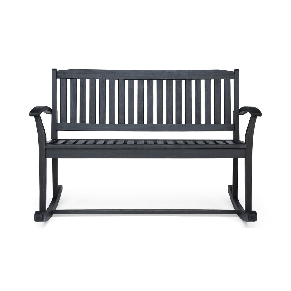 Fauteuil de patio en bois d'acacia Amina par Christopher Knight Home