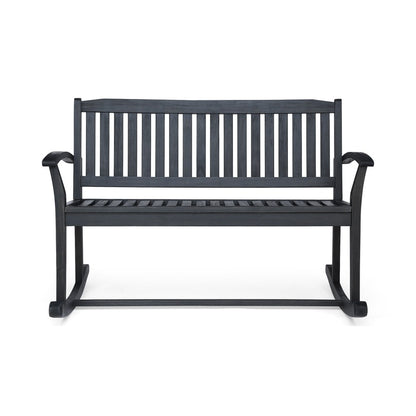 Fauteuil de patio en bois d'acacia Amina par Christopher Knight Home