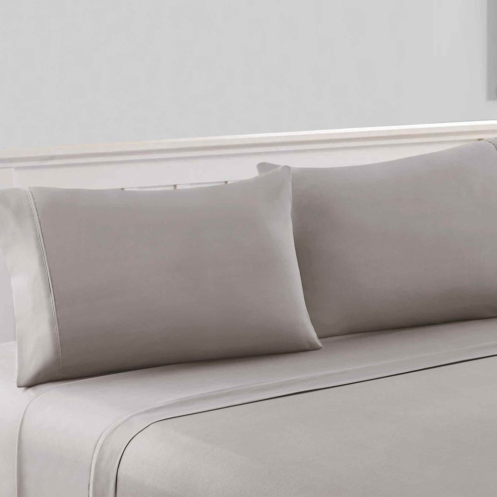 Ensemble de draps en microfibre unie Modern Threads série 1800, 100 g/m², 4 pièces