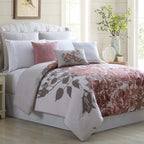 Ensemble de couette ornée de 8 pièces Modern Threads Country Garden