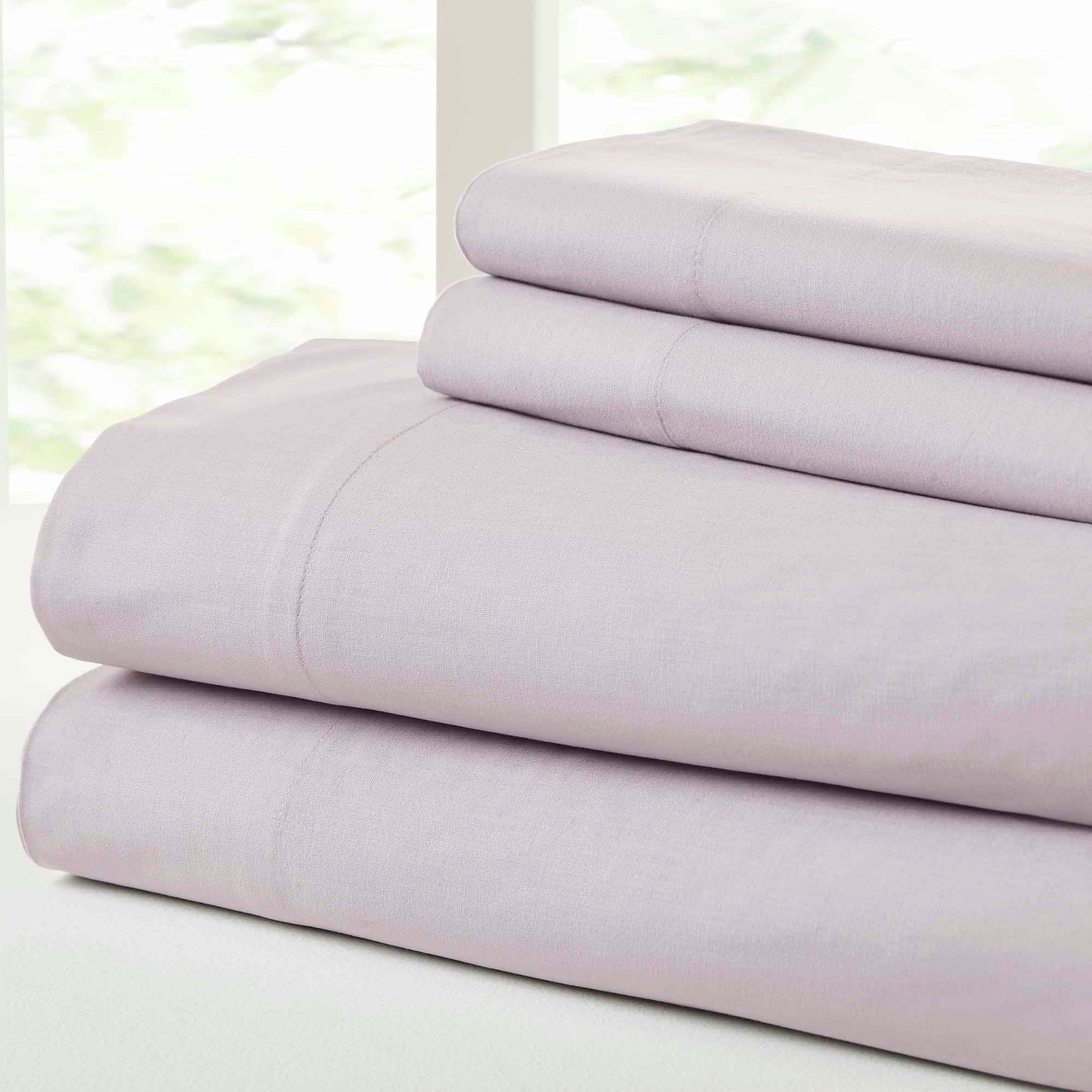 Ensemble de draps 4 pièces en coton délavé vintage Modern Threads