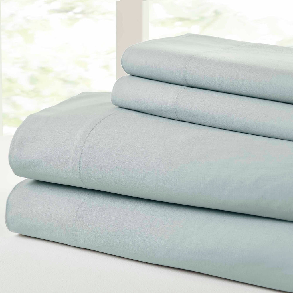 Ensemble de draps 4 pièces en coton délavé vintage Modern Threads