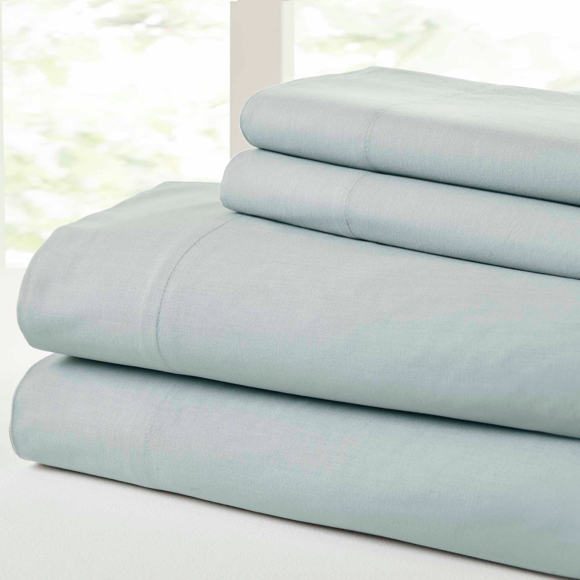 Ensemble de draps 4 pièces en coton délavé vintage Modern Threads