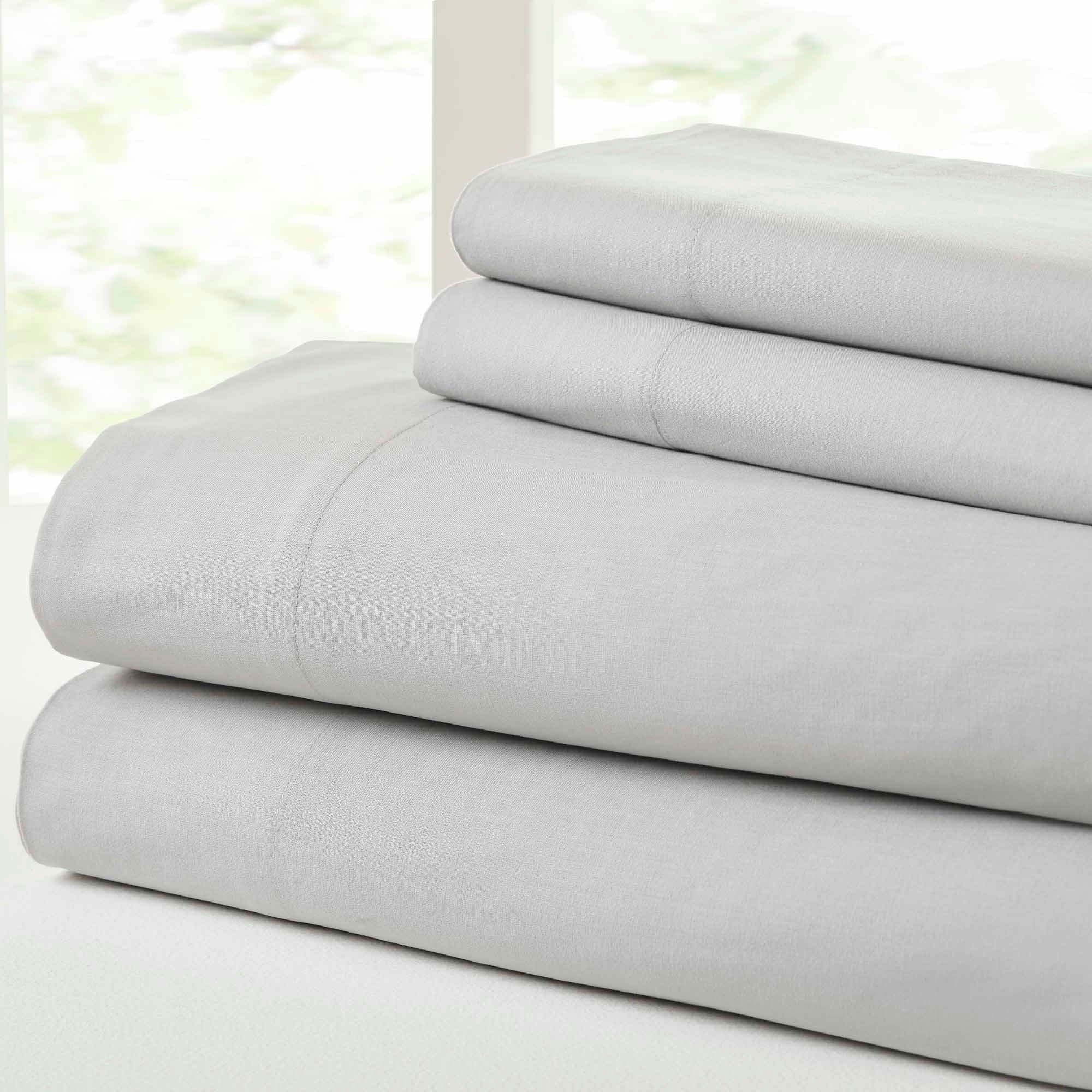 Ensemble de draps 4 pièces en coton délavé vintage Modern Threads