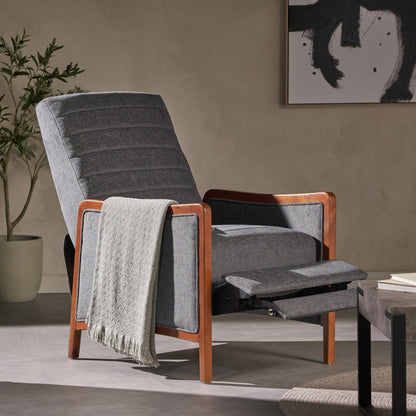 Fauteuil inclinable Anaura Channel Stitch par Christopher Knight Home