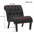 Chaise longue rembourrée pour chambre à coucher, salon