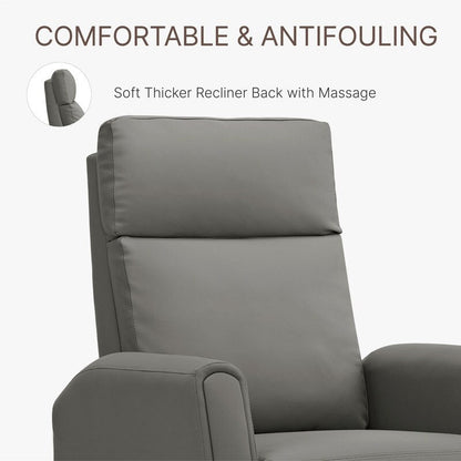Fauteuil inclinable Andrea avec lumières LED et massage chauffant