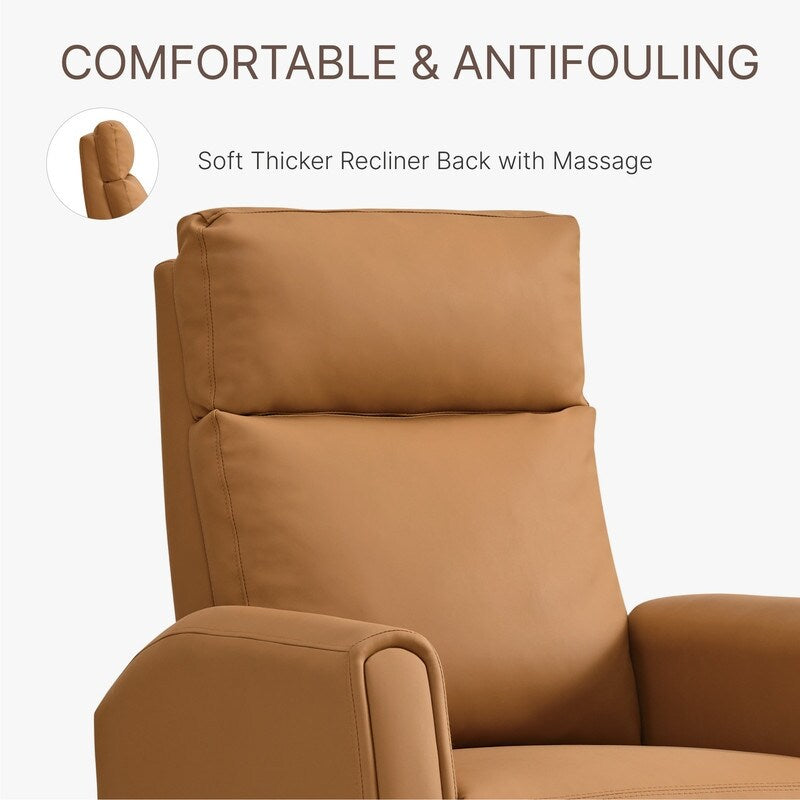 Fauteuil inclinable Andrea avec lumières LED et massage chauffant