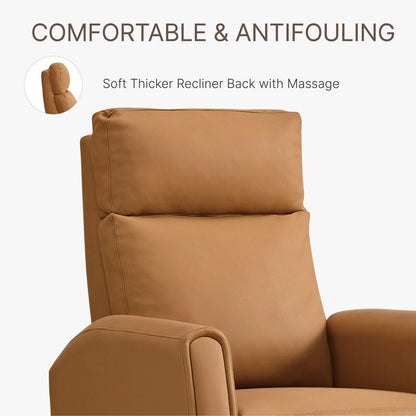 Fauteuil inclinable Andrea avec lumières LED et massage chauffant