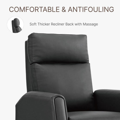 Fauteuil inclinable Andrea avec lumières LED et massage chauffant