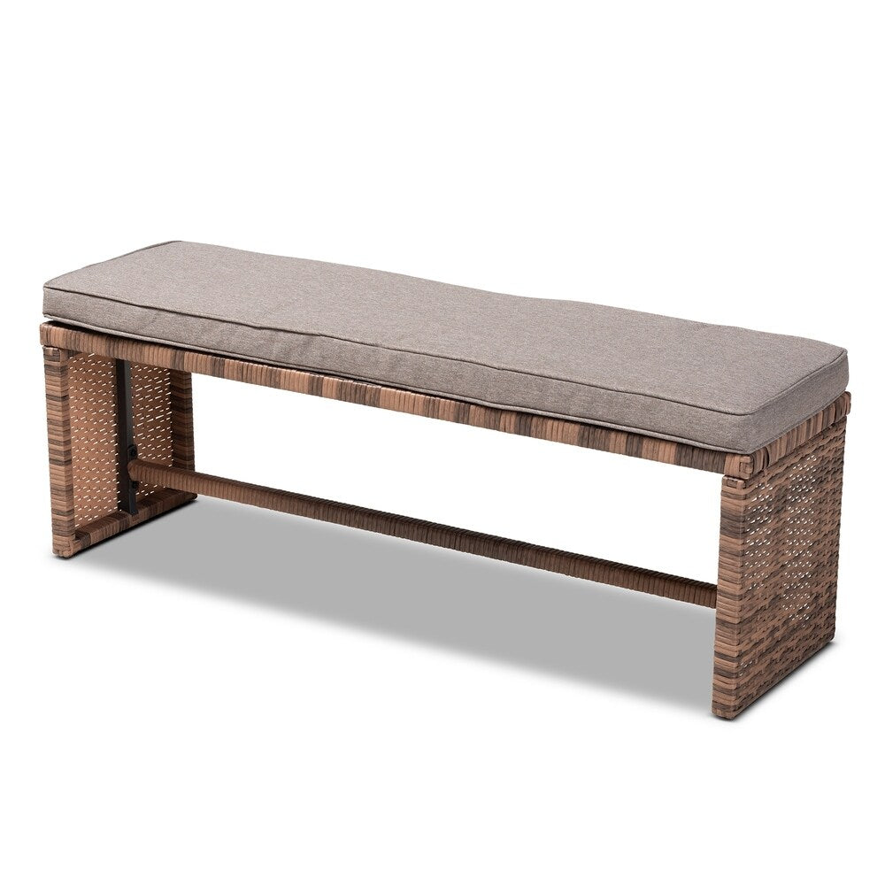 Ensemble de patio extérieur moderne et contemporain Angela 4 pièces