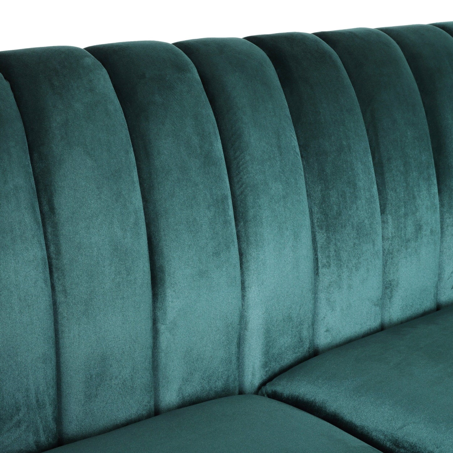 Canapé 3 places contemporain en velours Ansonia par Christopher Knight Home